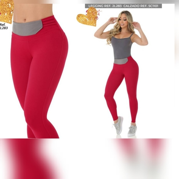 ❤️ Colombian Women’s 🇨🇴 Leggings W/internal Body Shaper. - Picture 2 of 5